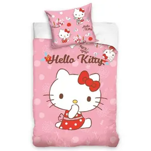 Produkt Carbotex Povlečení do postýlky Hello Kitty Malá Mlsalka, 100 x 135 cm, 40 x 60 cm