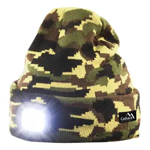 Produkt Cattara Čepice s LED svítilnou Army, zelená