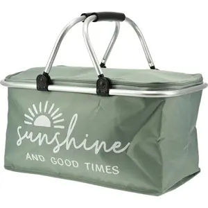 Produkt Chladicí taška Sunshine 35 l, zelená, 48 x 28 x 24 cm