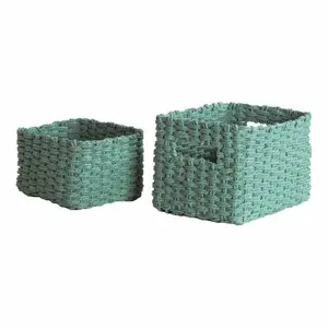 Produkt Compactor Set pletených košíků Compactor Lisou, 2 dílný - zelený AQUA