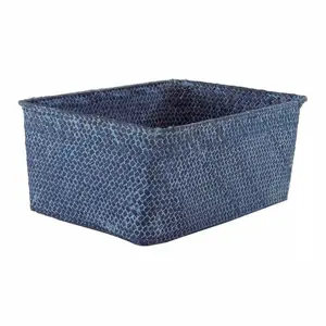 Produkt Compactor Úložný košík Compactor KITO - ručně pletený, 30 x 20 x 13 cm, modrý " Jeans"