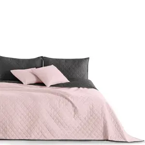 Produkt DecoKing Přehoz na postel Axel růžová/ocelová, 170 x 210 cm