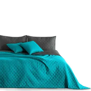 Produkt DecoKing Přehoz na postel Axel tmavě modrá/šedá, 170 x 210 cm