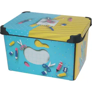 Produkt Dětský úložný box s víkem Creation, 41 x 30 x 24 cm, 22 l, plast