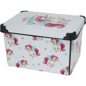 Produkt Dětský úložný box s víkem Unicorn, 41 x 30 x 24 cm, 22 l, plast