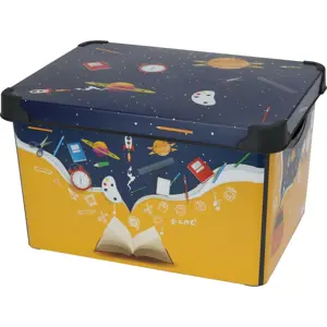 Produkt Dětský úložný box s víkem Universe, 41 x 30 x 24 cm, 22 l, plast