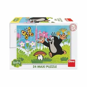 Produkt Dino Puzzle Krtek a houba 66x47cm 24 dílků v krabici 30x20x6cm 24m+