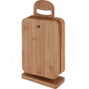 Produkt EH Sada krájecích prkének v stojanu Bamboo, 33 x 15 x 7 cm