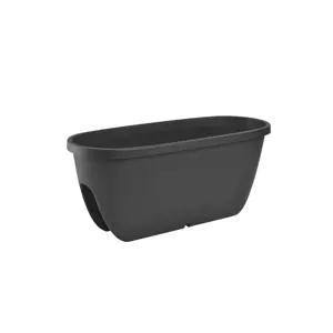 Produkt Gardenico Balkónový květináč na zábradlí Balconia OVI antracit, pr. 60 cm