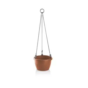 Produkt Gardenico Samozavlažovací závěsný květináč Marina terakota, pr. 25 cm