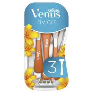 Gillette Dámská jednorázová holítka Venus Riviera, 3 ks