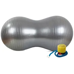 Produkt Gymnastický míč Peanut s pumpičkou, šedý