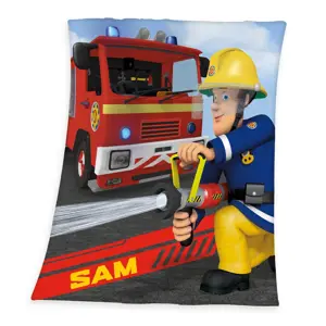 Produkt Herding Dětská deka Požárník Sam, 130 x 160 cm