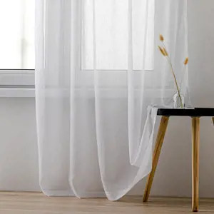 Produkt Homede Záclona Kresz Eyelets silver, bílá, 140 x 240 cm