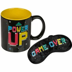 Produkt Hrnek a maska na oči Power Up/Game Over