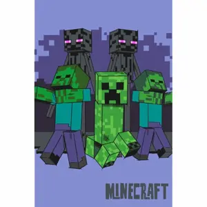 Produkt Jerry Fabrics Dětská fleecová deka Minecraft Mobs coming for you, 100 x 150 cm