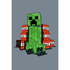 Produkt Jerry Fabrics Dětská fleecová deka Minecraft TNT, 100 x 150 cm