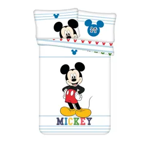 Produkt Jerry Fabrics Dětské bavlněné povlečení do postýlky Mickey Colors baby, 100 x 135 cm, 40 x 60 cm