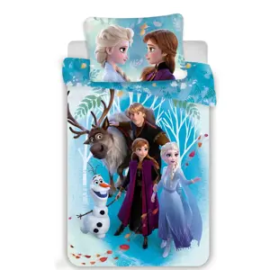 Produkt Jerry Fabrics Dětské bavlněné povlečení Frozen 2 family, 140 x 200 cm, 70 x 90 cm