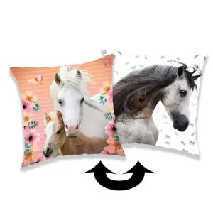 Produkt Jerry Fabrics Povlak na polštářek s flitry Horse square, 40 x 40 cm