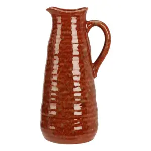Produkt Kameninová váza/džbán Busara 10,5 x 24 cm, červená