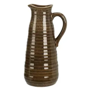 Produkt Kameninová váza/džbán Busara 10,5 x 24 cm, hnědá