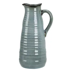 Produkt Kameninová váza/džbán Busara 10,5 x 24 cm, modrá