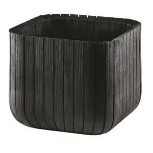 Produkt Keter Plastový květináč Cube planter M šedá, 30 cm