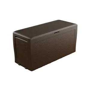 Produkt Keter Zahradní úložný box Samoa Rattan hnědý 270 l, 117 x 57 x 45 cm