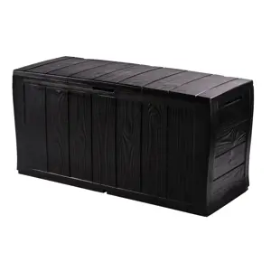 Produkt Keter Zahradní úložný box Sherwood hnědá, 270 l, 117 x 57 x 45 cm