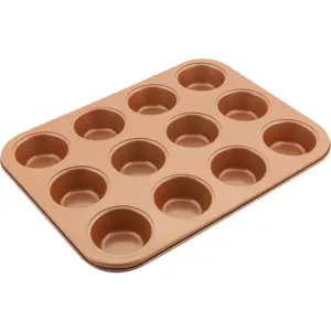 Produkt Lamart LT3092 forma na muffiny Copper, 35,5 x 26,5 cm