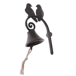 Produkt Litinový zvonek Iron bird, 15 x 23 x 9,5 cm