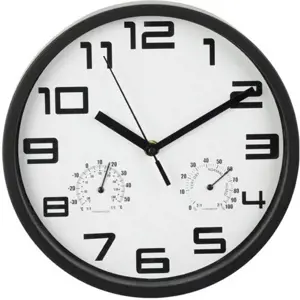 Produkt Nástěnné hodiny Bristol, 25 x 4 cm, bílá
