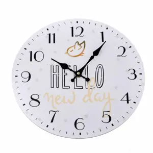 Produkt Nástěnné hodiny Hello new day, pr. 34 cm