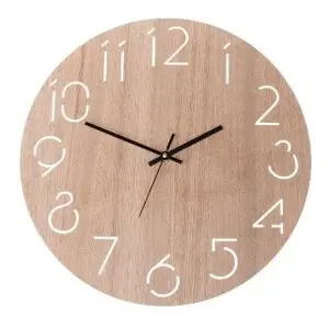 Produkt Nástěnné hodiny Light wood, pr. 40,6 cm, dřevo