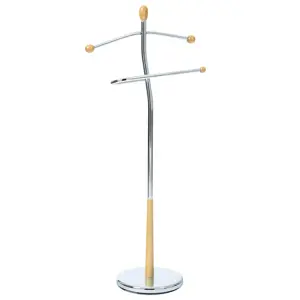 Němý sluha 82646 NAT chrom/dub, 118 cm