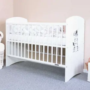 Produkt New Baby Dětská postýlka Leo Zebra, bílá