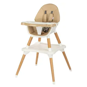 Produkt New Baby Jídelní židlička Grace 3v1 béžová, 61 x 101 x 61 cm