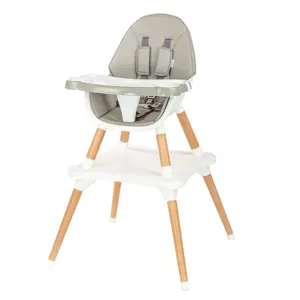 Produkt New Baby Jídelní židlička Grace 3v1 šedá, 61 x 101 x 61 cm