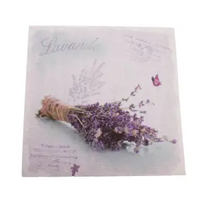 Produkt Obraz na plátně Lavender letter, 28 x 28 cm