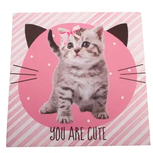 Produkt Obraz na plátně You are cute růžová, 28 x 28 cm