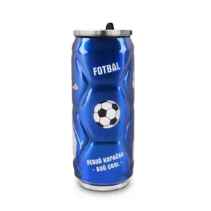 Produkt Orion Termoska-plechovka FOTBAL 0,5 l, modrá