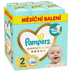 Pampers Pleny Premium Care 224 ks, velikost 2