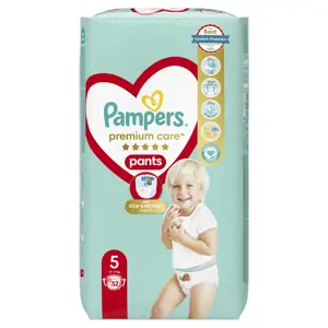Produkt Pampers Pleny Premium Care Pants 52 ks, velikost 5