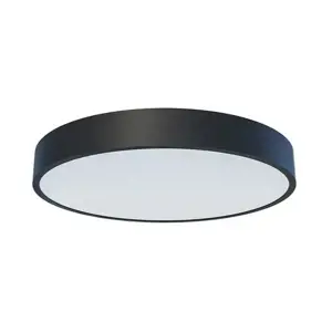 Produkt Panlux Přisazené LED svítidlo Verona Circle černá, pr. 28,3 cm, IP54