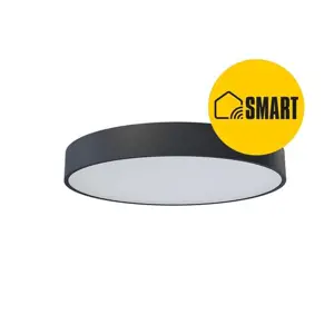 Produkt Panlux Přisazené LED svítidlo Verona Circle Smart černá, pr. 28,3 cm, IP54