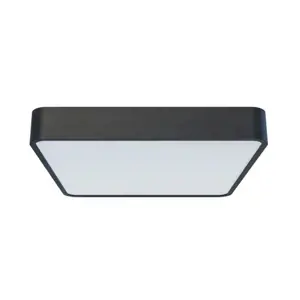 Produkt Panlux Přisazené LED svítidlo Verona Square černá, 28,3 x 28,3 cm, IP54