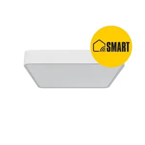 Produkt Panlux Přisazené LED svítidlo Verona Square Smart bílá, 28,3 x 28,3 cm, IP54