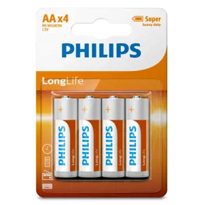 Produkt Philips Baterie AA 1,5 V LongLife, 4 ks