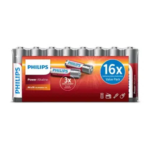 Produkt Philips Baterie AA 1,5 V Power Alkaline, 16 ks